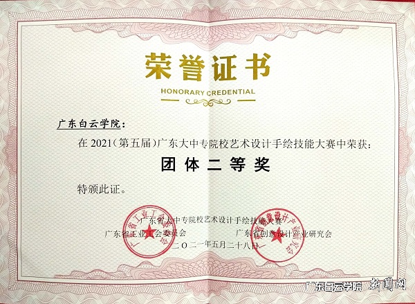 广东白云学院荣获高校组团体二等奖.jpg
