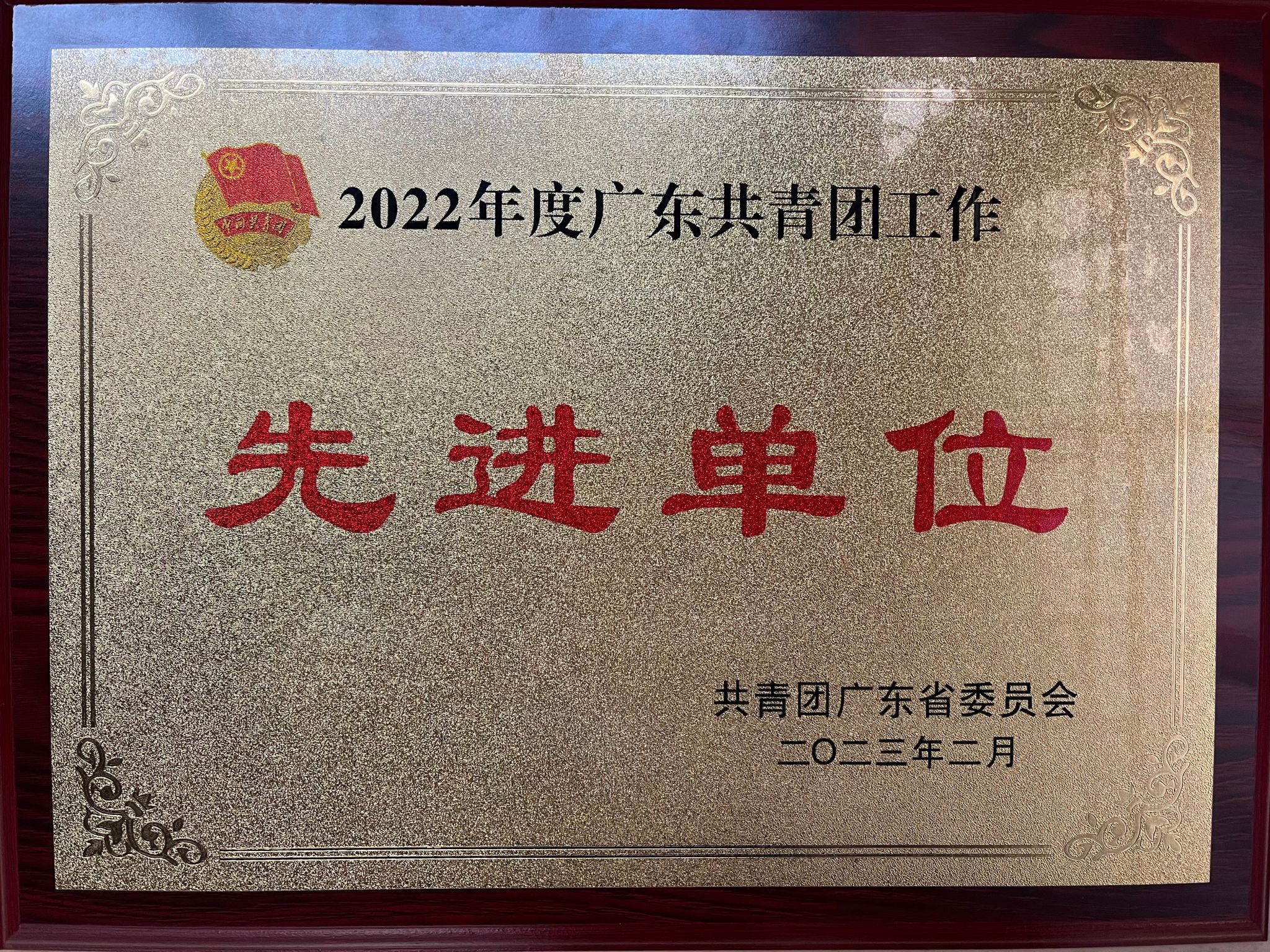 学校荣获2022年度广东共青团工作先进单位.jpg 学校荣获2022年度广东共青团工作先进单位.jpg